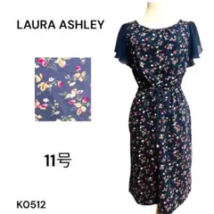 ルル 様専用★美品★LAURA ASHLEY ワンピース 11号 ネイビー
