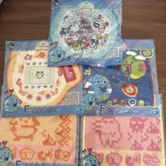 たまごっち 一番くじ F賞 タオルこれくしょん 5枚 BANDAI NAMCO