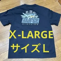 Ｘ-LARGE ブラック Tシャツ Ｌサイズ