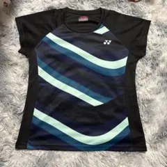 YONEX バドミントンシャツ JP ネイビー　レディースOサイズ