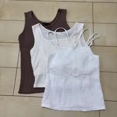 「*」様 キャミソール＆タンクトップ 3点セット