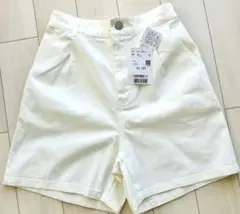 【タグ付き新品】ショートパンツ Sサイズ ホワイト