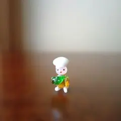 ガラス細工　ミニコックさん　置物