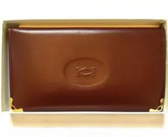 美品 カルティエ 長財布 マストライン ボルドー 札入れ レザー 箱付きのサムネイル