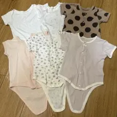 ベビー 肌着 ロンパース 6枚セット まとめ売り