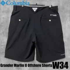 US古着 Columbia グランダーマーリンII ショートパンツ W34 黒のサムネイル