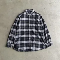90s Nautica BDコットンチェックシャツ XL