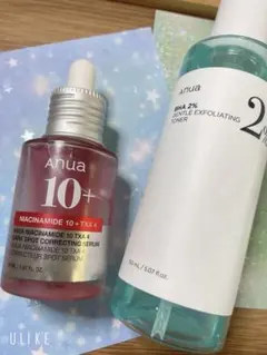 ANUAダークスポットセラム30ml + BHAマイルドピーリングトナー セット