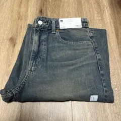 GU バレルレッグジーンズ　B ＋　EC 丈短め