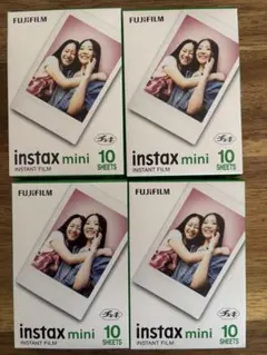 FUJIFILM instax mini インスタントフィルム 10枚入4セット