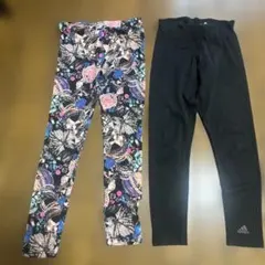 二枚セットadidas Climalite Sサイズ黒ヨガパンツ