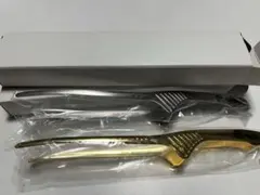 焼肉きんぐ　トング　シルバー&ゴールド　未使用のサムネイル