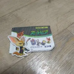 ズートピア エコワッペンシール ダイソー フィニック