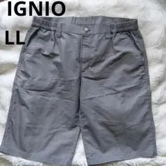 IGNIO メンズ ハーフパンツ チェック柄 ウエストゴム LLのサムネイル