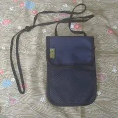 ネイビー ナイロン ショルダーバッグ