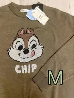 チップとデール ニット セーター プルオーバー トレーナー スウェット M