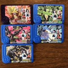 ポケモンフレンダ　アニポケ　六英雄ポケモン5枚セット