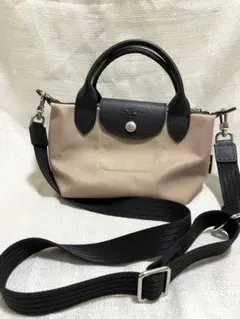 【美品】ロンシャン プリアージュ エナジー XSサイズ　2way ピンクベージュ