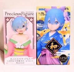 レム フィギュア 2個 Re:ゼロから始める異世界生活 箱入り　匿名発送