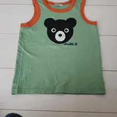 ミキハウス ダブルＢ　タンクトップ　120　ノースリーブ　美品　110