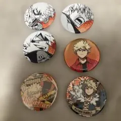 僕のヒーローアカデミア　爆豪勝己 缶バッジ 6個セット
