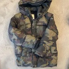 値下げZara Kids 迷彩柄ダウンコート 140cm