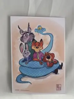 ズートピア A4ポスター カラフル