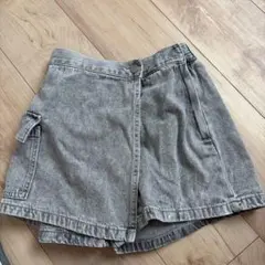 150㎝　GU デニムスカート　ショートパンツ　キッズ　女の子