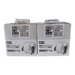 MAX サーマルロール紙 RP-E936N 耐光紙 2本入 - メルカリ