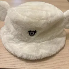 ディズニー　ハット　バケットホワイト