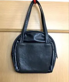GINZA 銀座ヨシノヤ レザー ハンドバッグ ブラック 黒のサムネイル