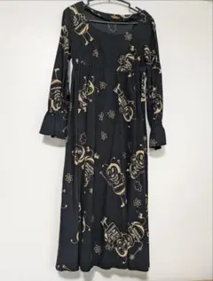 Hysteric Glamour ハチ　長袖マキシワンピース