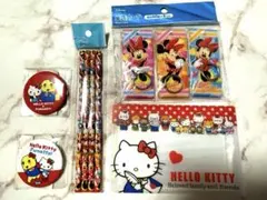 バラ売り可　サンリオ　ハローキティ　雑貨　ディズニー　ミニーマウス 文房具セット