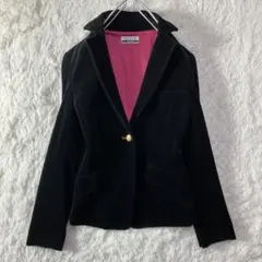 美品 SCOT CLUB テーラードジャケット 金ボタン ベロア 日本製 Mのサムネイル