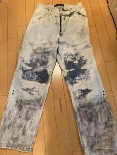 古着　Transer GRAFFITI ダメージ加工デニムパンツ　希少
