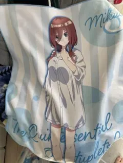五等分の花嫁 三玖 フリースタオル