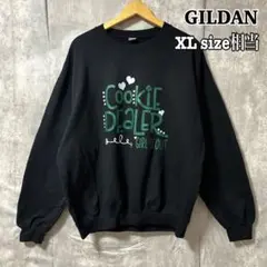 GILDAN スウェット トレーナー XL 裏起毛 オーバーサイズ メンズ 古着