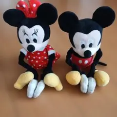 Disney ミッキー　 ミニー 　ぬいぐるみカーテンタッセル　 ペアセットのサムネイル