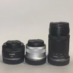 Canon レンズ3本セット RF 55-210・18-45・50㎜ F1.8 Canon レンズ3本セット RF 55-210・18-45・50㎜ F1.8 - メルカリ