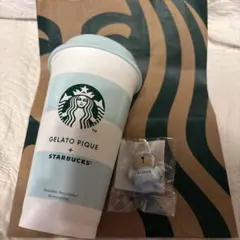 スターバックス×gelato piqueリユーザブルカップ　ベアリスタキャップ