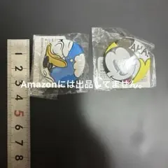 新品　ディズニー　ドナルド　ミッキー　ミニ缶バッジ