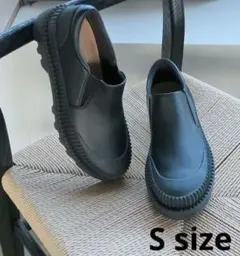 enchanted　《晴雨兼用》トラックソールレインスリッポンシューズ　Sサイズ