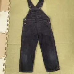 ネイビー　コーデュロイ オーバーオール petit main 120