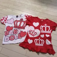 BABY DOLL Tシャツ 130cm 　2枚セット　女の子 まとめ売り