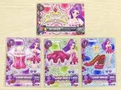 アイカツカード 神崎美月 レッドステージコーデ クイーンティアラ セット