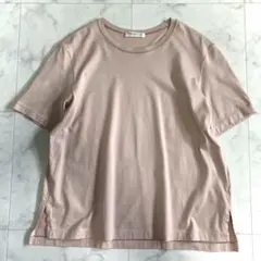 トゥモローランド スーピマコットンジャージー クルーネックプルオーバー ピンクのサムネイル