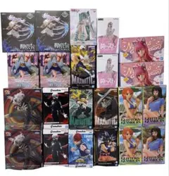 新品未開封』ナルト、ワンピース等フィギュアまとめ売り 22個セット