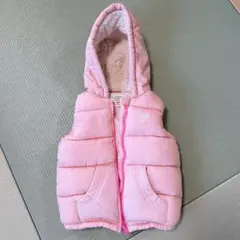 ZARA BabyGirl ピンク 中綿ベスト 104cm