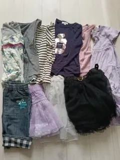 【120まとめ】長袖多め キッズ服10枚セット petitmain avail