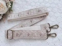 新作　人気　インド刺繍リボン　ショルダー紐　スマホ　送料込